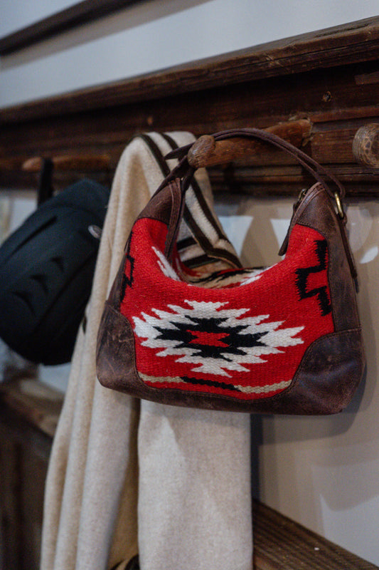 Leather + Navajo Rug Handbag